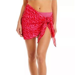 Peixoto Pink Zebra Sarong